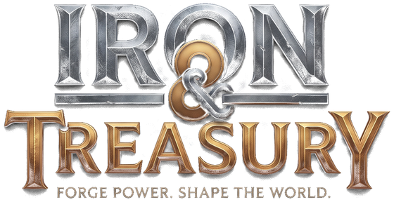 Iron & Treasury — Forge power. Shape the world.